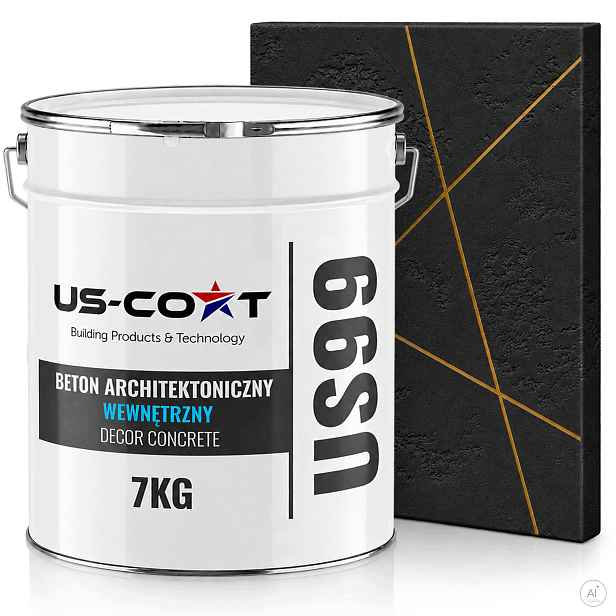 Vnitřní Dekorativní Omítka Beton 7 Kg Černá RAL9005 Hotová Hmota Na Zeď