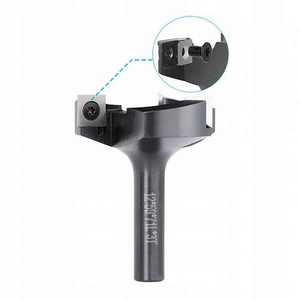 8mm destičky 4 zuby 38mm hoblovací Zarovnávací Fréza stopka 8mm*38,1*60L*4T