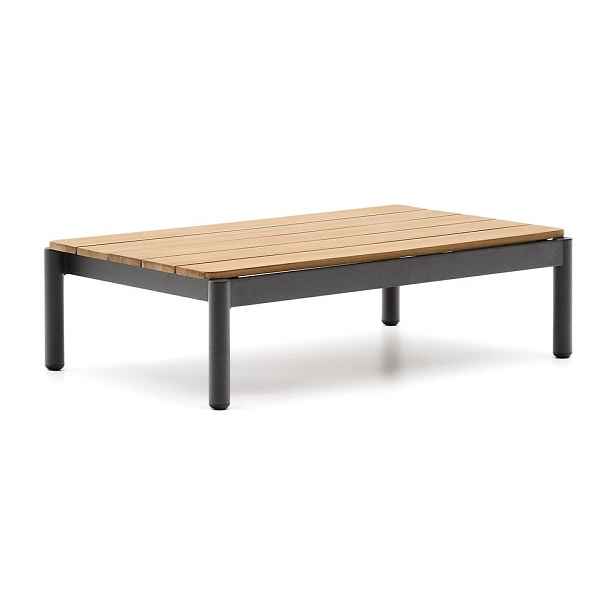 Zahradní konferenční stolek z teakového dřeva 57x91 cm Sorells – Kave Home