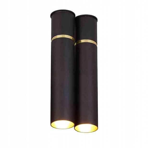 Závěsná lampa Eko-Light Lynx MZ5006 2xE14 Černá Zlatá Tuba Kovová