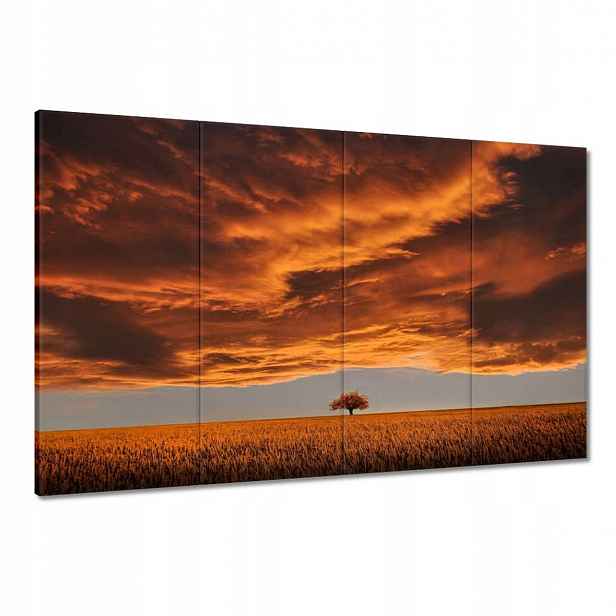 Obrazy 120x80 Oranžové nebe