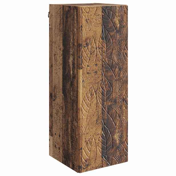 vidaXL Nástěnná skříň 33 x 34,5 x 90 cm Kompozitní dřevo Staré dřevo