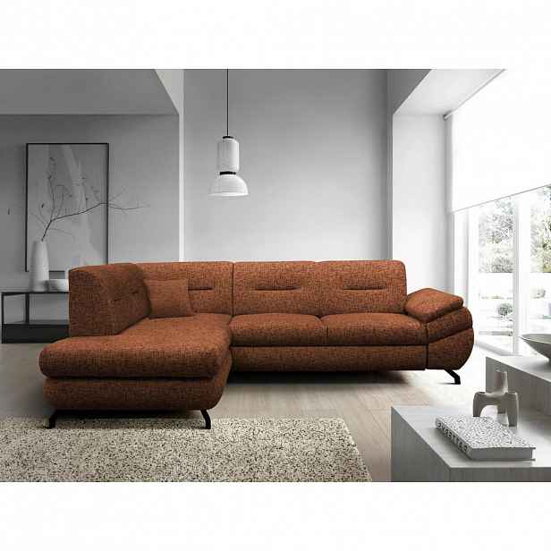 MID.YOU ROHOVÁ SEDAČKA, textil, rezavá