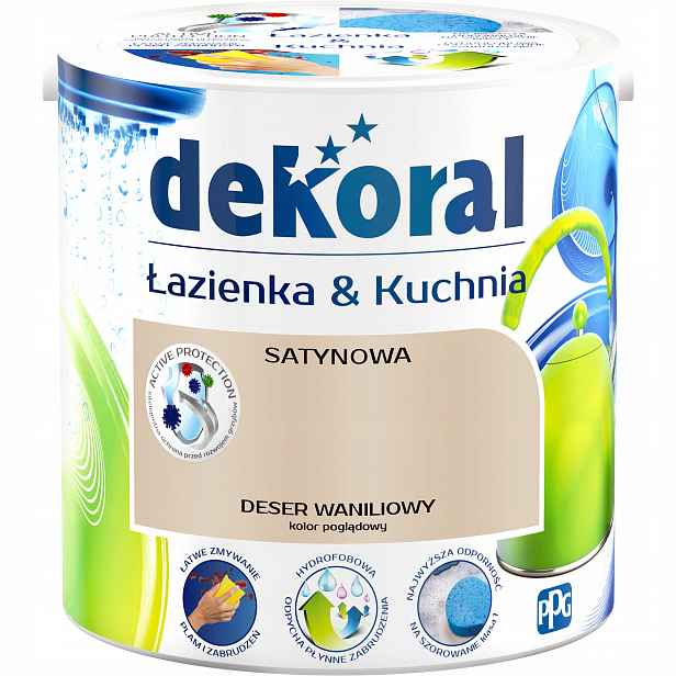 Barva omyvatelná Dekoral 2,5L Vanilkový Dezert
