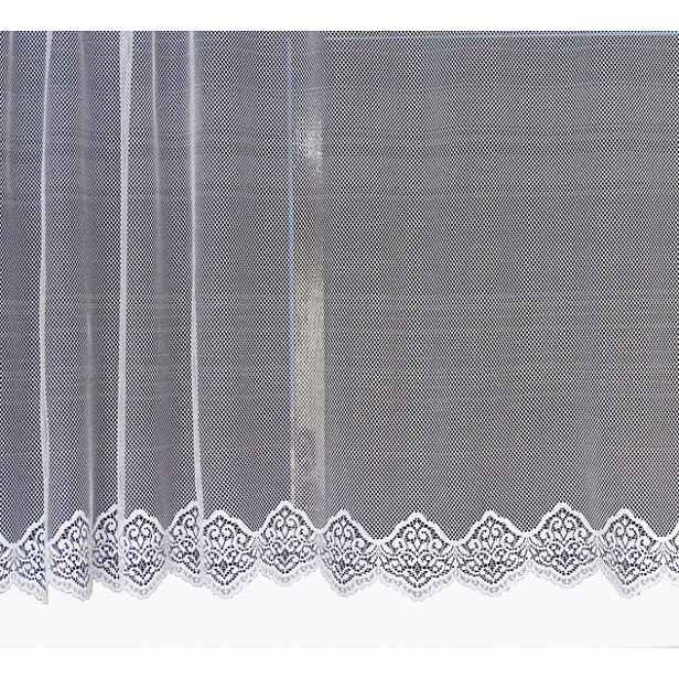 Mg Záclona jemná 660/80 Bílá 250x250 cm Hotová S Páskou M