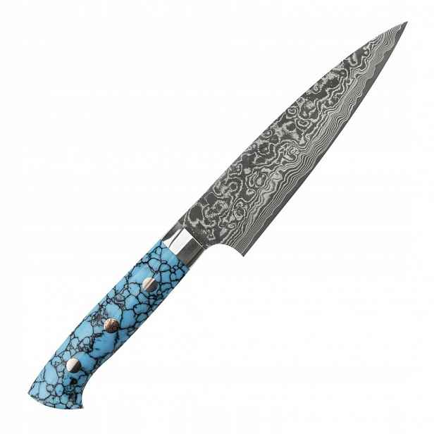 Nůž Takeshi Saji Btq R-2 Black 13 cm ocel R-2 laminát