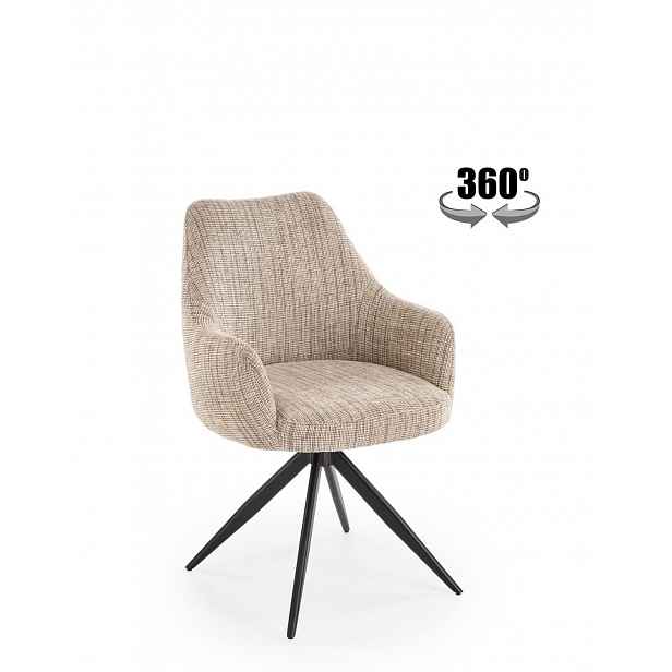Otočná židle K564, béžová