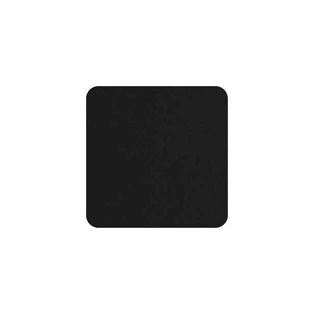 Sada 4 podtácků z imitace kůže 10x10 cm SOFT LEATHER ASA Selection - černá