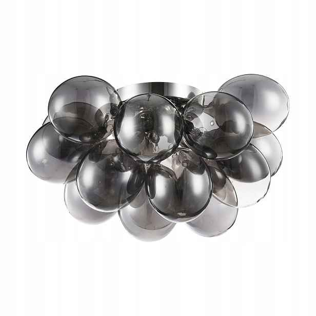 Stropní svítidlo stropní svítidlo nikl skleněné kouřové koule moderní 38 cm Maytoni