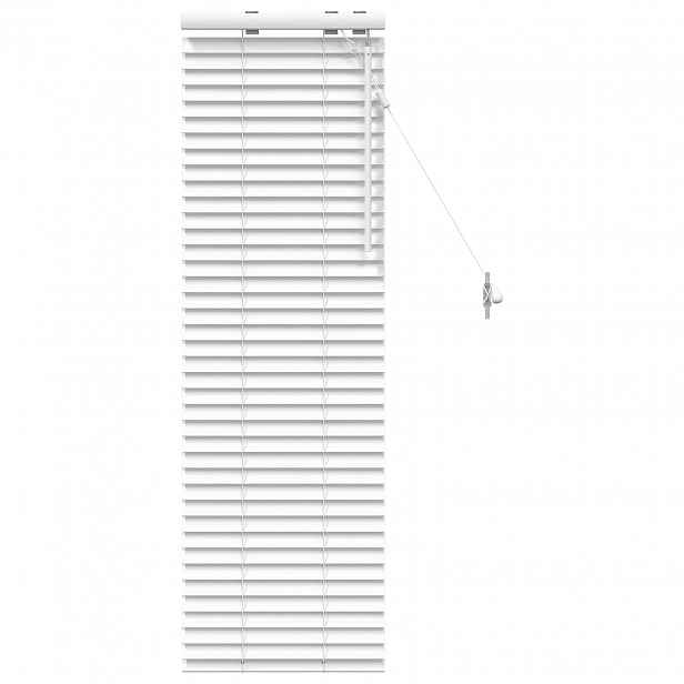 vidaXL Venet školní žaluzie Bílá 40 x 130 cm 35 mm Masivní paulovnie