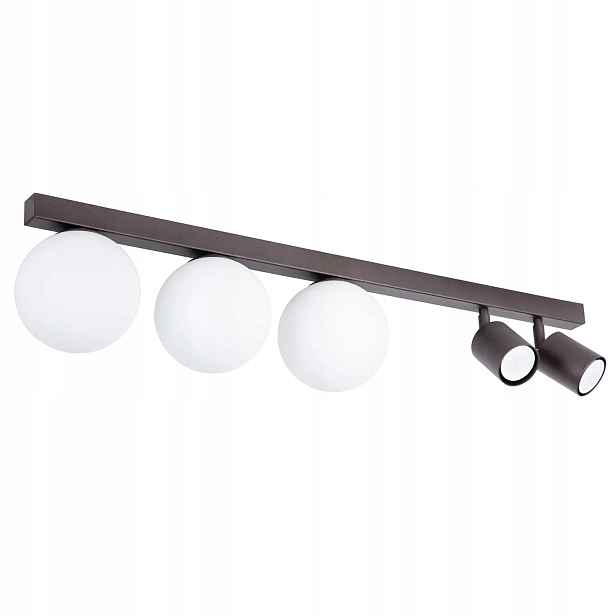 Stropní svítidlo Tavira Sigma Lighting hnědá, 5 světelných bodů, G9+GU10