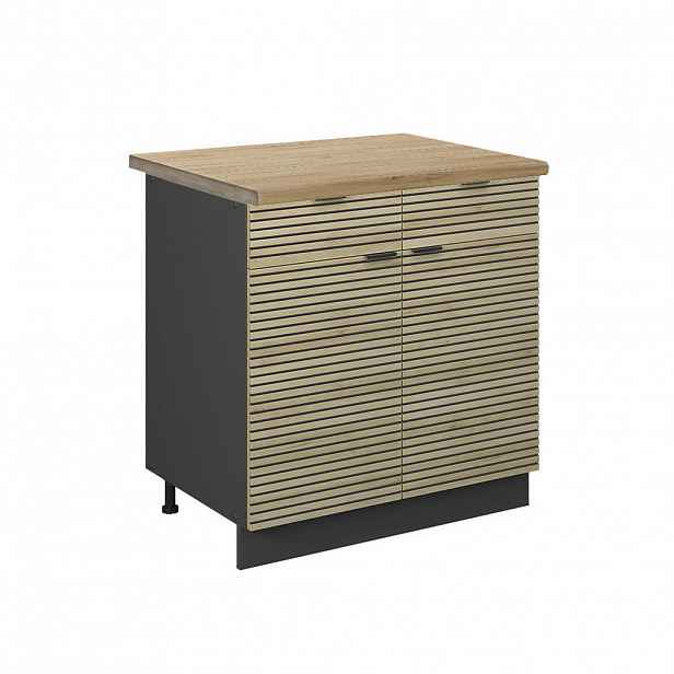 Vicco SPODNÍ SKŘÍŇKA KUCHYŇSKÉ LINKY Fame-Line Dubový panel 80 cm , PD Dub