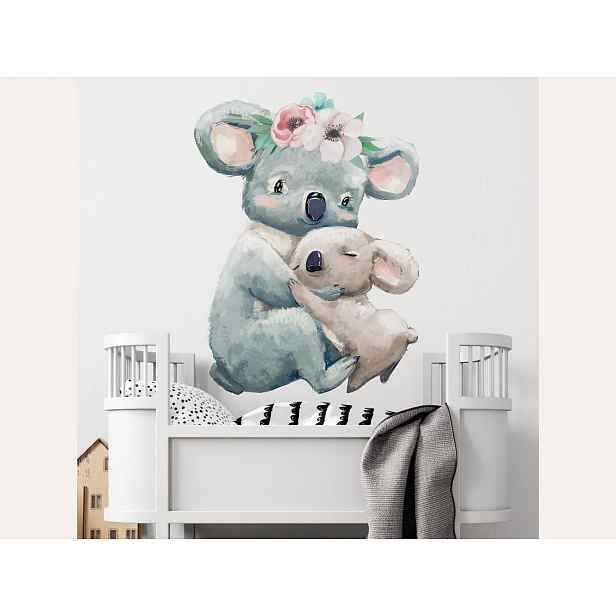 DEKORACJAN Nálepka na stěnu - Koala s maminkou rozměr: XL