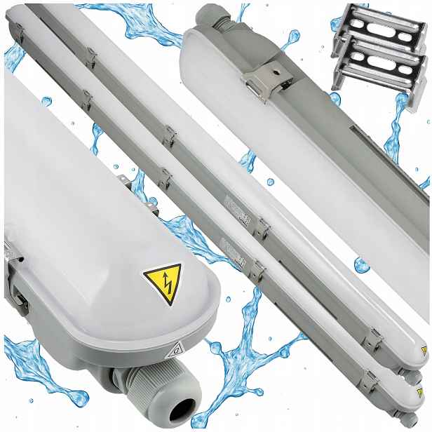 Led lampa Hermetická lampa Philips 22W 2400lm 4000K 120cm do garáže 2x