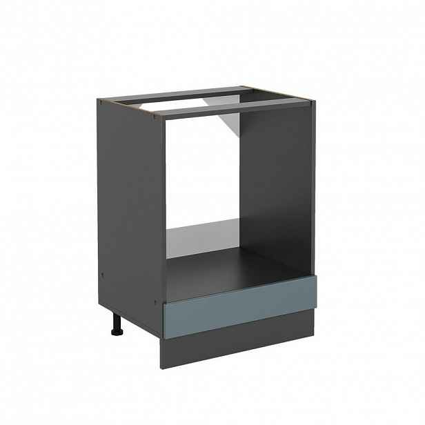 Vicco SKŘÍŇKA NA VESTAVĚNOU TROUBU R-Line Modrošedá 60 cm bez pracovní desky