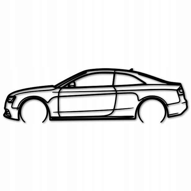 Ažurový Obraz Automobil Audi A5 80 cm Nástěnná Dekorace Panel Obrazy Obývacího Pokoje