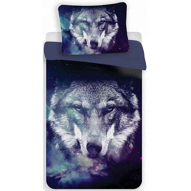 Lůžkové Povlečení Wolf Lůžkové Povlaky Space Povlečení Povlečení Lůžkové Povlaky Wolfdog 3D Povlečení 140x200