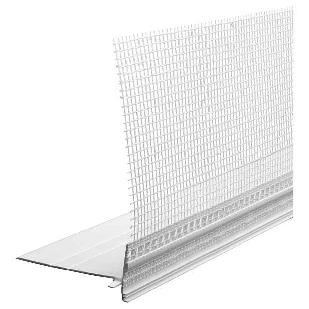 Profil přechodový s okapničkou a tkaninou Retek PVC 60 mm 2 m