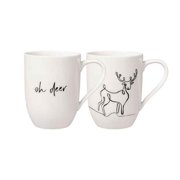Villeroy & Boch Sada dvou hrnků Statement XMAS sob, 0,34 l 10-1621-8405