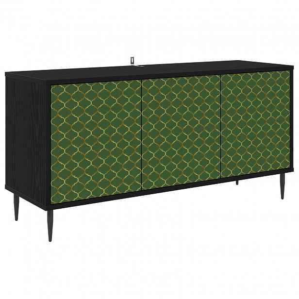 vidaXL Televizní skříň GELEEN 102 x 33 x 51 cm Černý dub