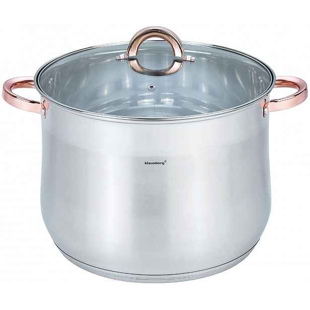 Hrnec Gastronomický Velký 16 L Indukce Gaz Rose Gold Klausberg