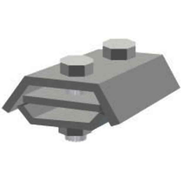 Podpěra vedení na střechy konektor d6/8 2xM8x30