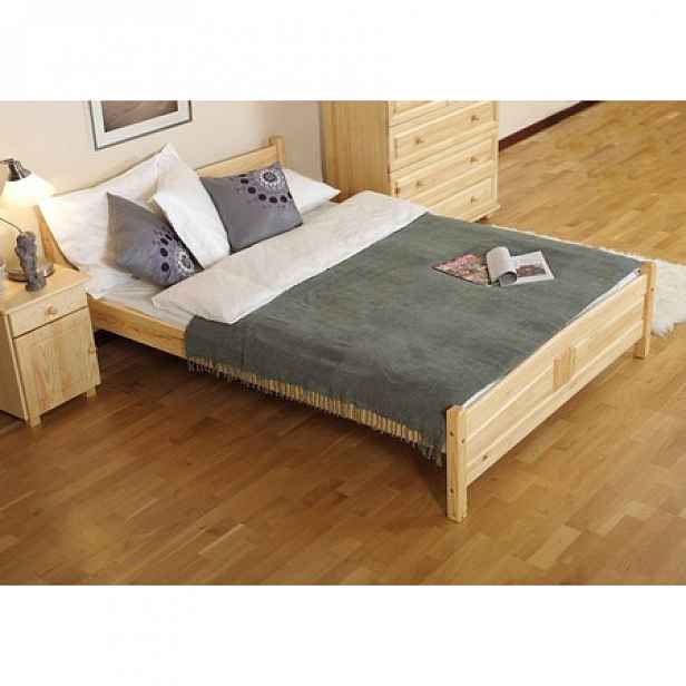 Postel JULIA 180x200cm z masivu borovice Borovice
