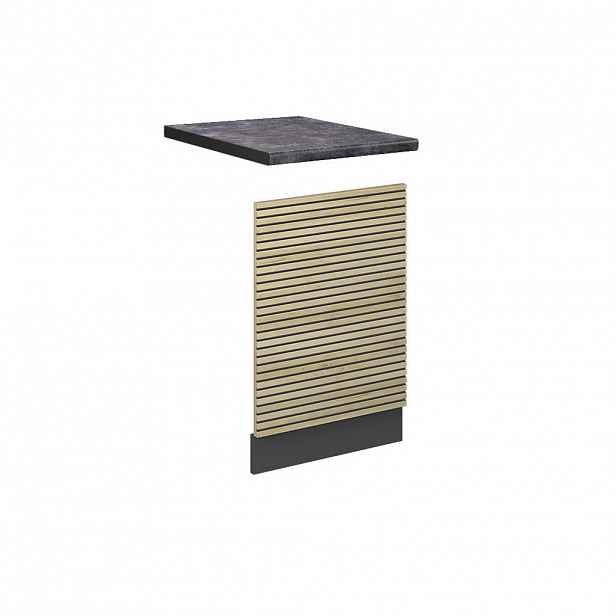 Vicco PŘEDNÍ PANEL Fame-Line Dubový panel 45 cm , PD Antracit