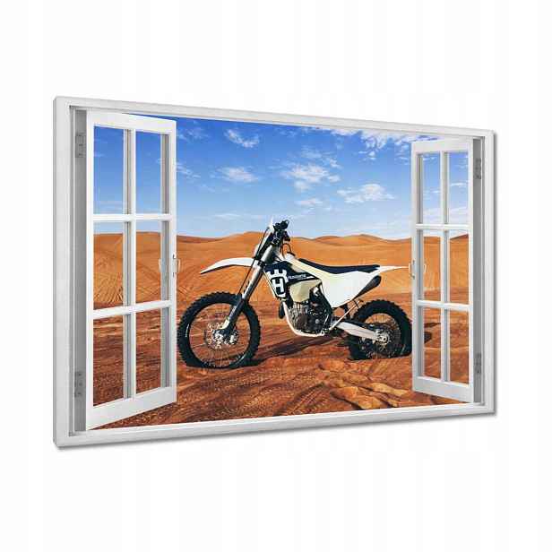 Obrazy 90x60 Motokros Motocykl Motor
