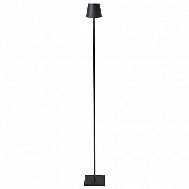 Beliani LED STOJACÍ LAMPA Černá Gavarresa