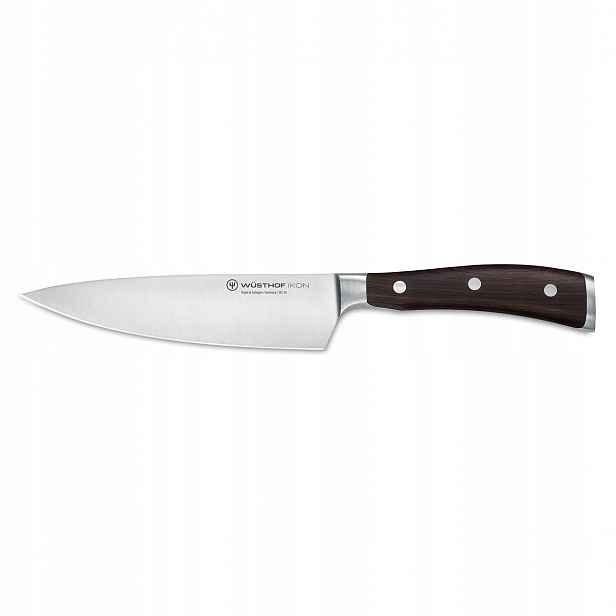 Nůž šéfkuchaře Wüsthof Classic Ikon 16 cm grenadill kovaný 58 Hrc