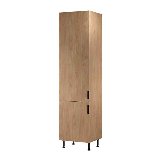 Potravinová skříň SALERNO - šířka 60 cm, dub, levé provedení
