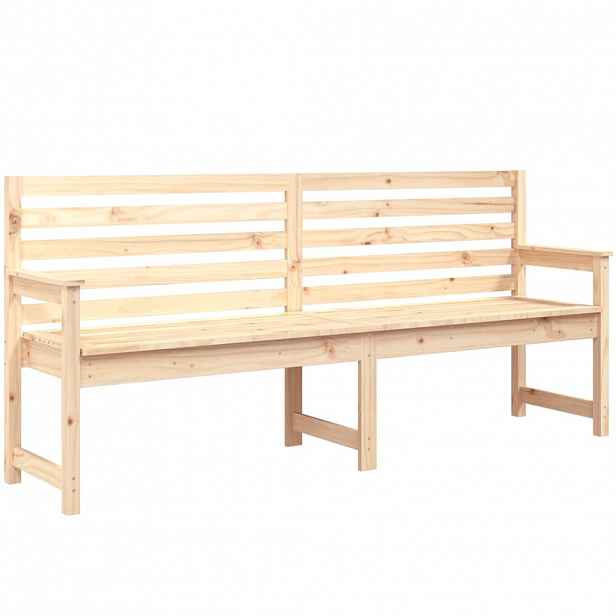 vidaXL Zahradní lavice 203,5 x 48 x 91,5 cm masivní borové dřevo