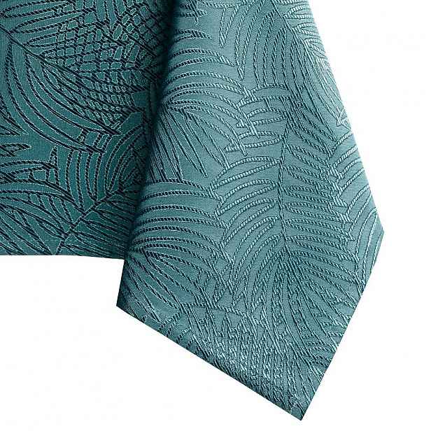 Modrý ubrus AmeliaHome Gaia Marine, 140 x 220 cm