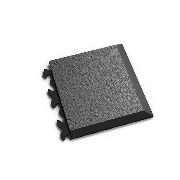 Dlaždice rohová D Fortelock Machine invisible hadí kůže BLACK