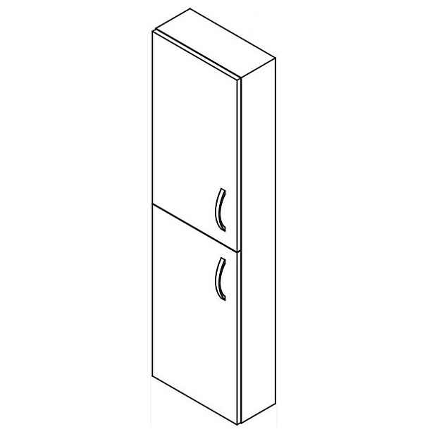 Sapho Skříňka vysoká VIOLA 40x140x18 cm pravá - dub ferrara ( 59238 )