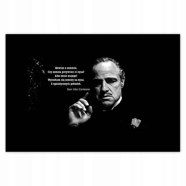 Plakáty 185x125 Godfather Don Citáty
