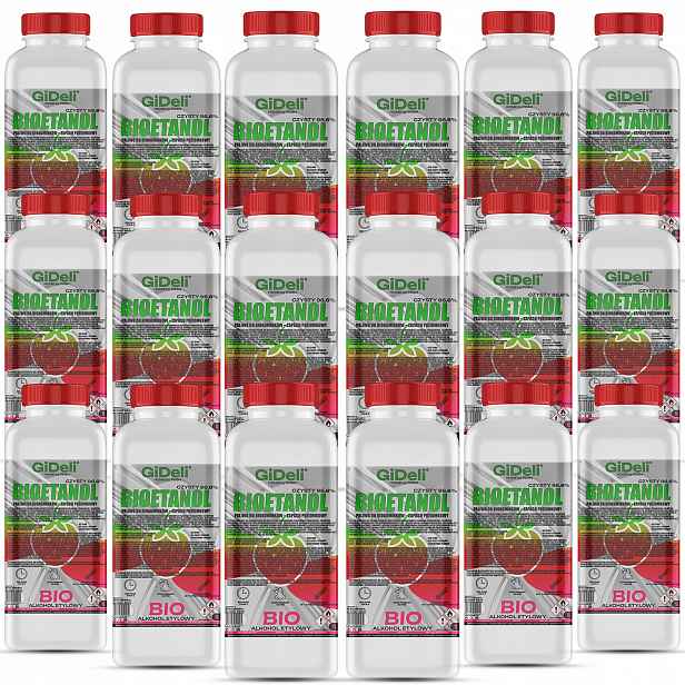 Bioetanol do krbu 18x 1L vůně biopaliva