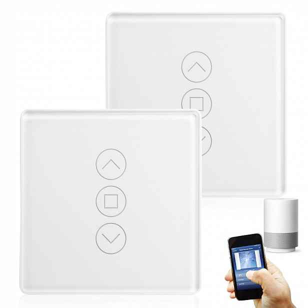 Dotykový vypínač rolet Wifi pro chytrou domácnost, 2 ks