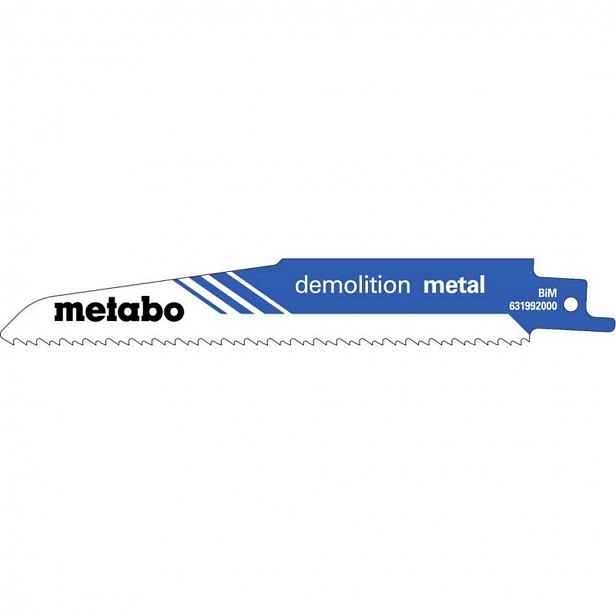 Metabo - Sada pilových plátků na kov 8-10 TPI, délka 150 mm, 5 ks 631992000