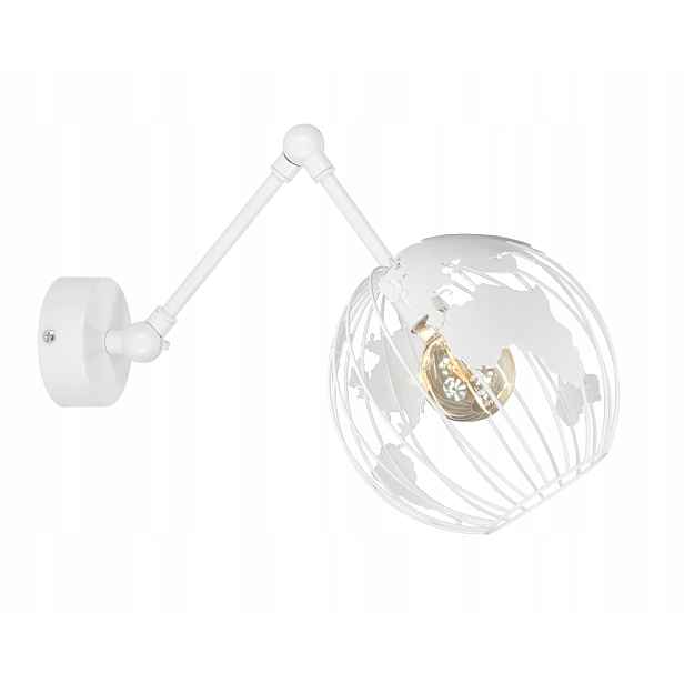Nástěnná Lampa Globus Kula Bílá lze Led
