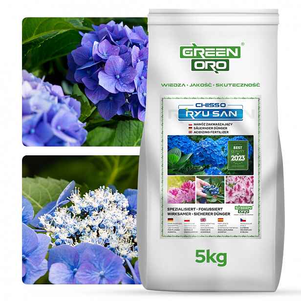 Okyselující hnojivo pro borůvky hortenzie rododendronové podzimní hnojivo 5 kg