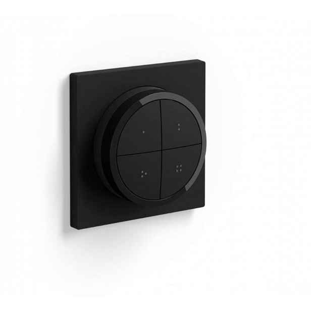 Philips Hue - Ovladač chytrého osvětlení, se stmívačem, otočný, černá 929003500201
