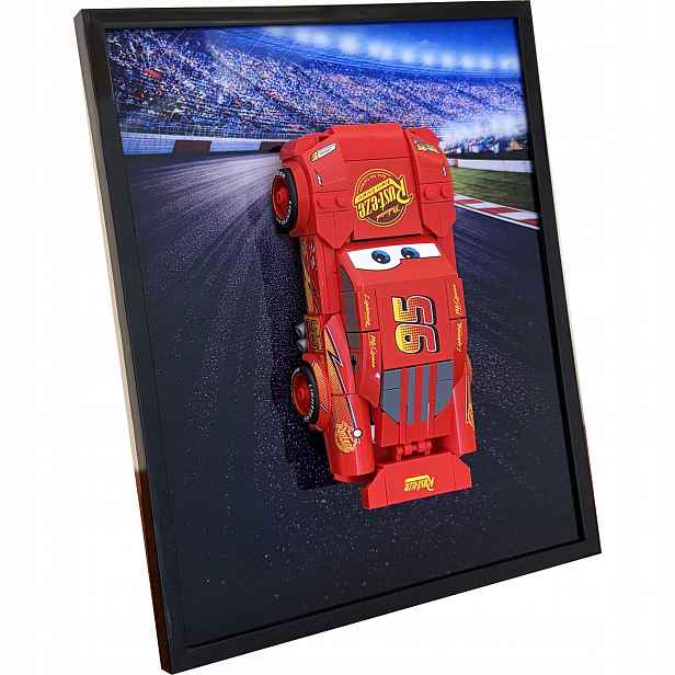 Rámeček s držákem pro sadu Lego Speed Champions 77255 Blesk McQueen