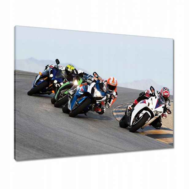 Obrazy 80x60 Závodníci motorky Motocykly