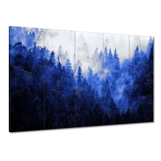 Obrazy 100x70 Modrá krajina Hory