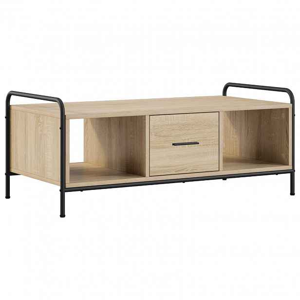 vidaXL Konferenční stolek Dub sonoma 99,5 x 49 x 41 cm