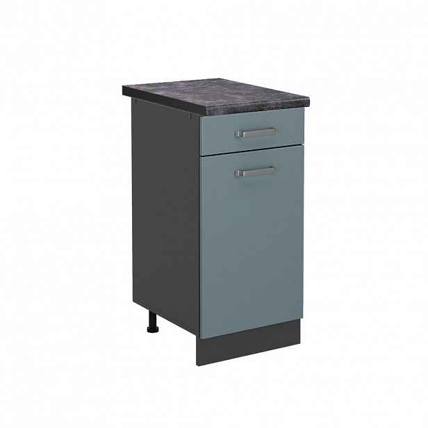 Vicco SPODNÍ SKŘÍŇKA KUCHYŇSKÉ LINKY R-Line Modrošedá 40 cm , PD Antracit