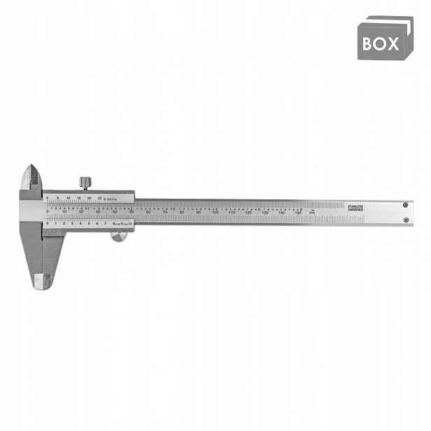 Analogové nerezové posuvné měřítko, univerzální měřítko, měřítko, 150 mm, 15 cm
