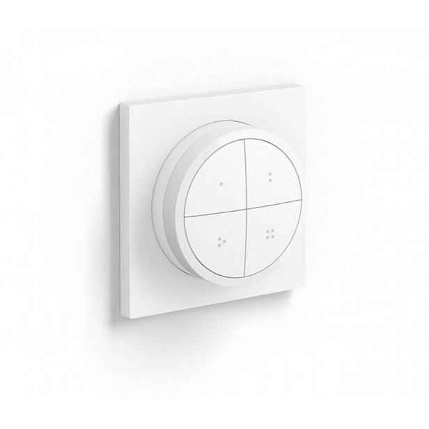 Philips Hue - Ovladač chytrého osvětlení, se stmívačem, otočný, bílá 929003500101